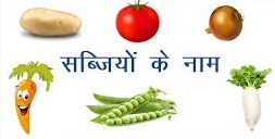 Vegetables Name in Hindi